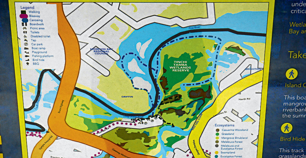 Map of the Ecosystems and overall facilities.